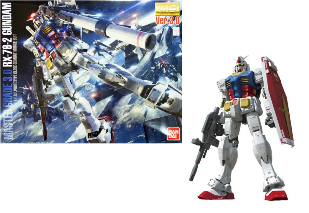 GUNDAM - Model Kit - Master Grade - RX-78-2 Gundam Ver 3,0 - 18 CM